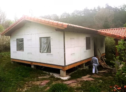 Sistema SATE Casa unifamiliar con aislamiento térmico.